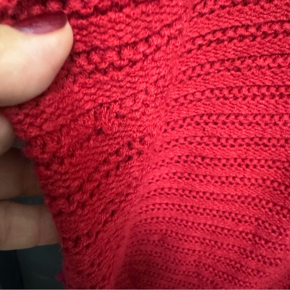 Torrid Vibrant Red Cowl Neck Sweater - Picture 4 of 5